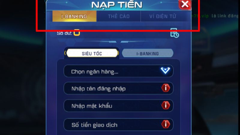 Win79 hỗ trợ nhiều phương thức nạp tiền khác nhau để người chơi có thể lựa chọn